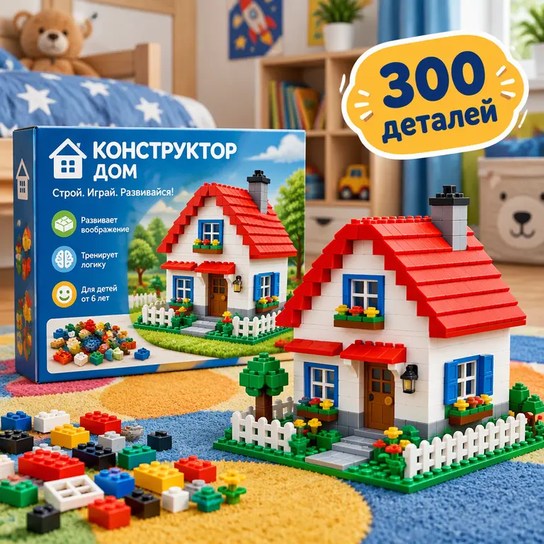 Конструктор в игровой комнате
