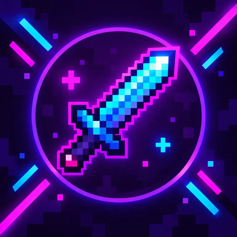 Пиксельный меч для игрового канала