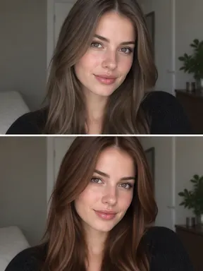 До и после: новый цвет волос на фото