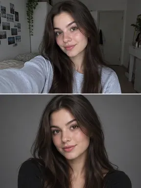 До и после: студийный портрет из селфи