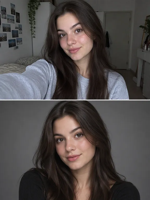 До и после: студийный портрет из селфи