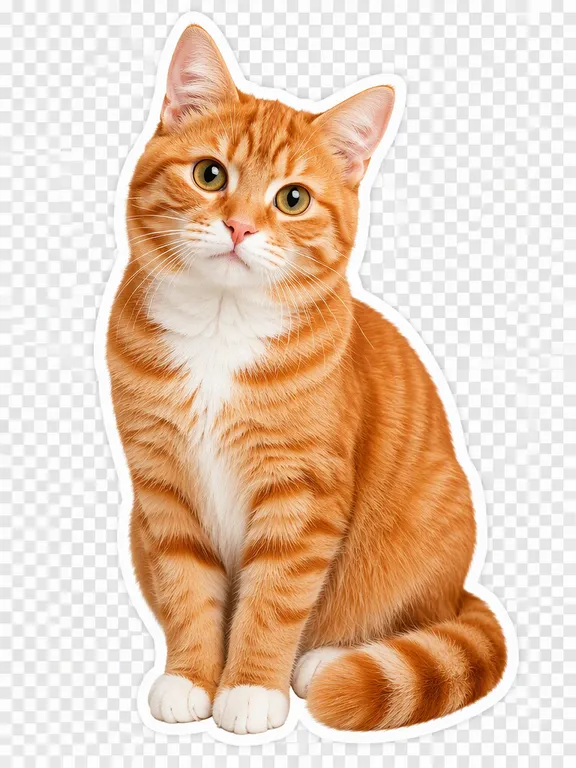 Стикер с котом
