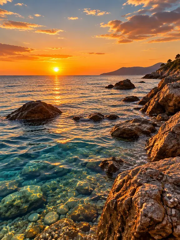 Пейзаж с морем для печати на стену